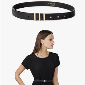 Cuyana Push Stud Belt - Black XS-S